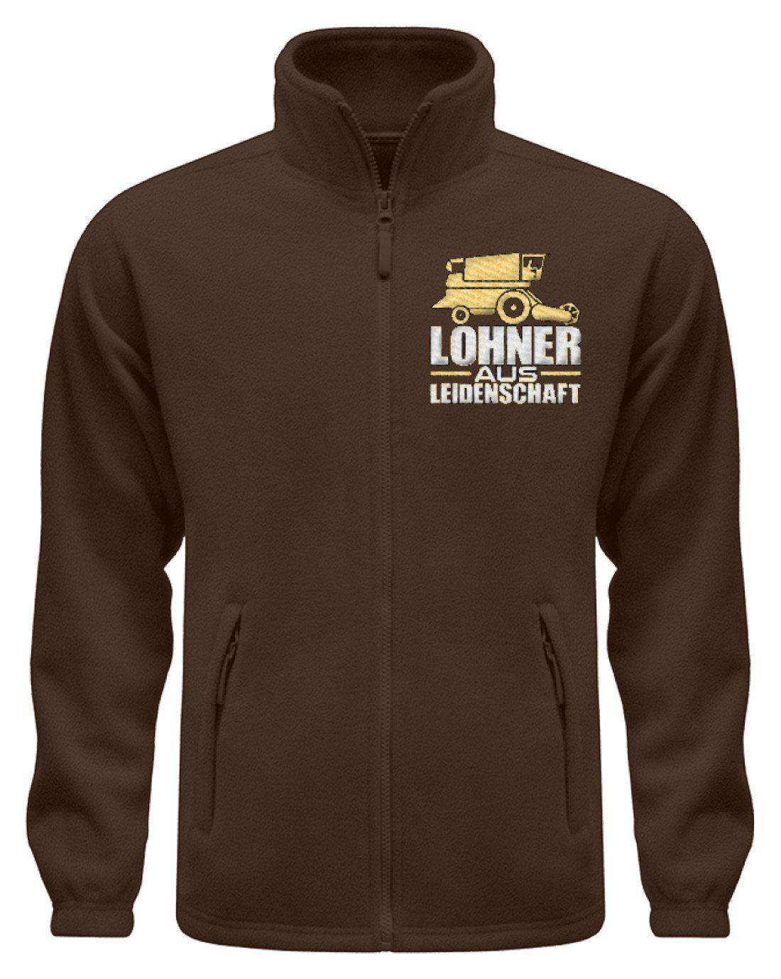 Lohner · Fleece Jacke mit Stick-Fleece Jacke mit Stick-Dark Chocolate-S-Agrarstarz