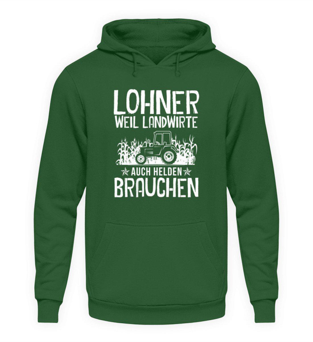 Lohner Helden · Unisex Kapuzenpullover Hoodie-Unisex Hoodie-Bottle Green-L-Agrarstarz