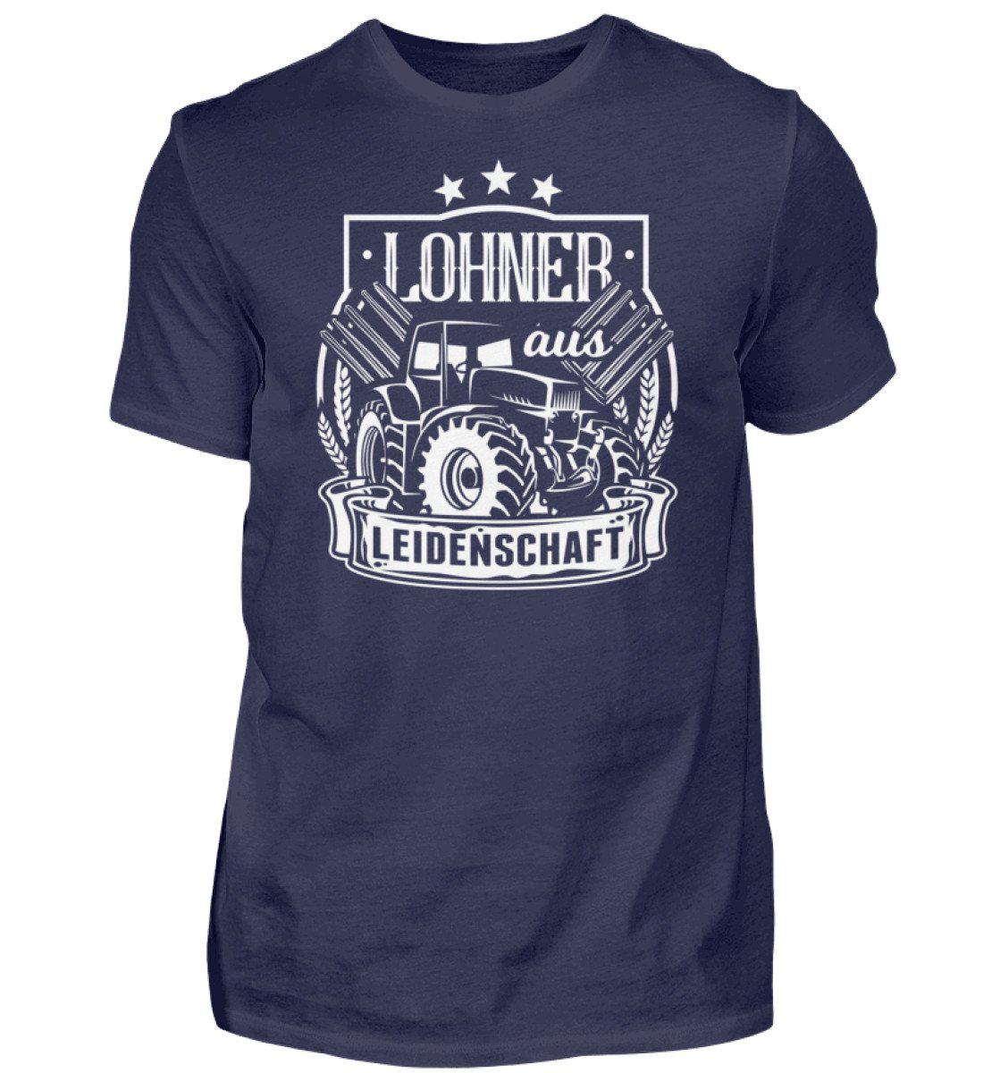Lohner aus Leidenschaft · Herren T-Shirt-Herren Basic T-Shirt-Navy-S-Agrarstarz