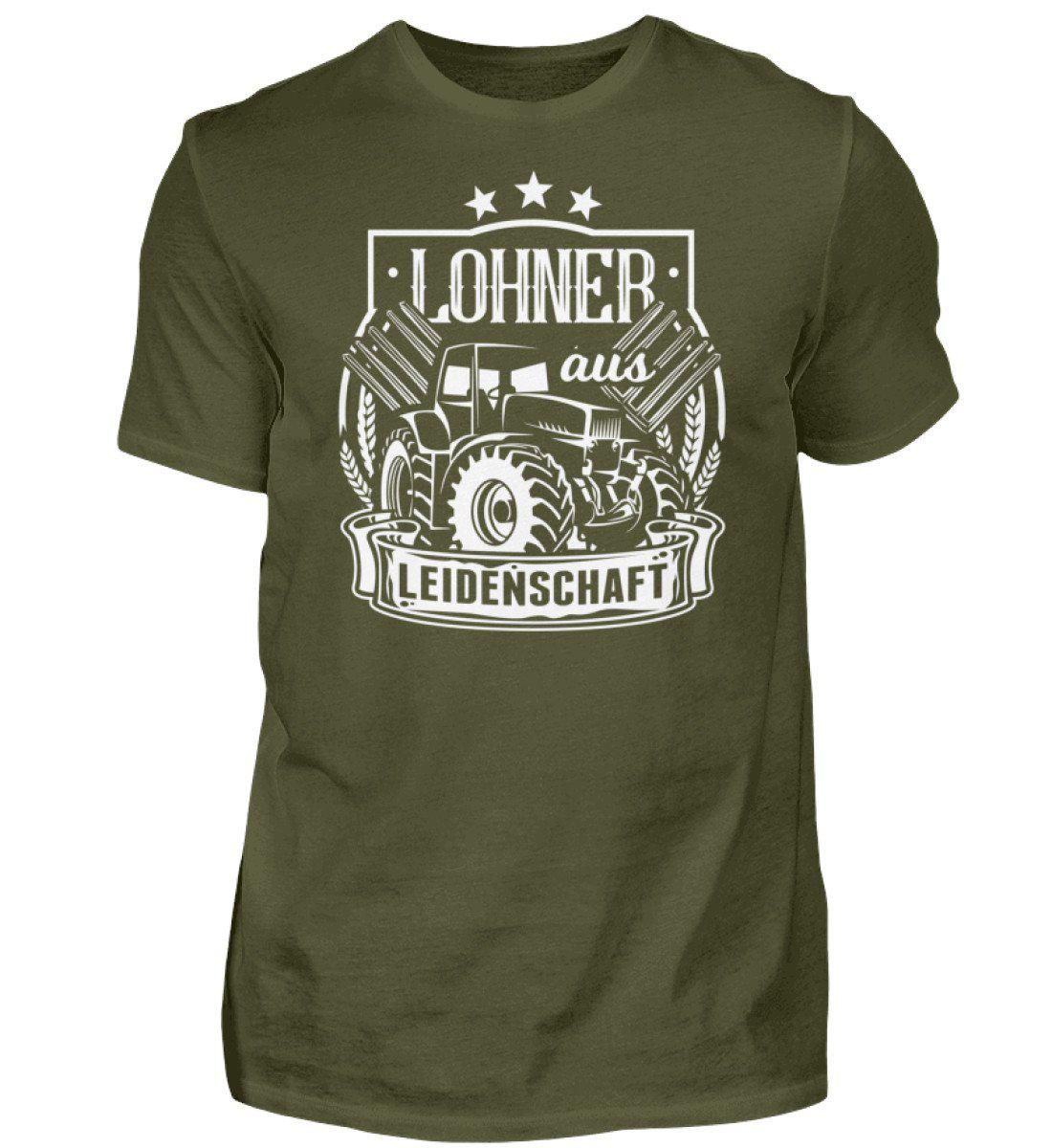 Lohner aus Leidenschaft · Herren T-Shirt-Herren Basic T-Shirt-Urban Khaki-S-Agrarstarz