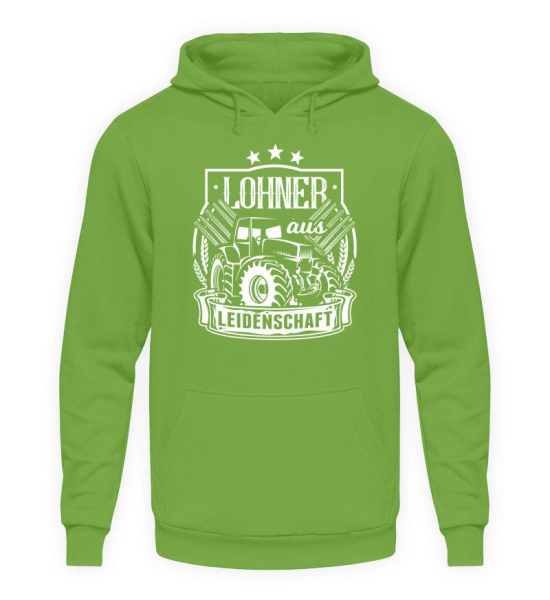 Lohner aus Leidenschaft · Unisex Kapuzenpullover Hoodie-Unisex Hoodie-LimeGreen-L-Agrarstarz