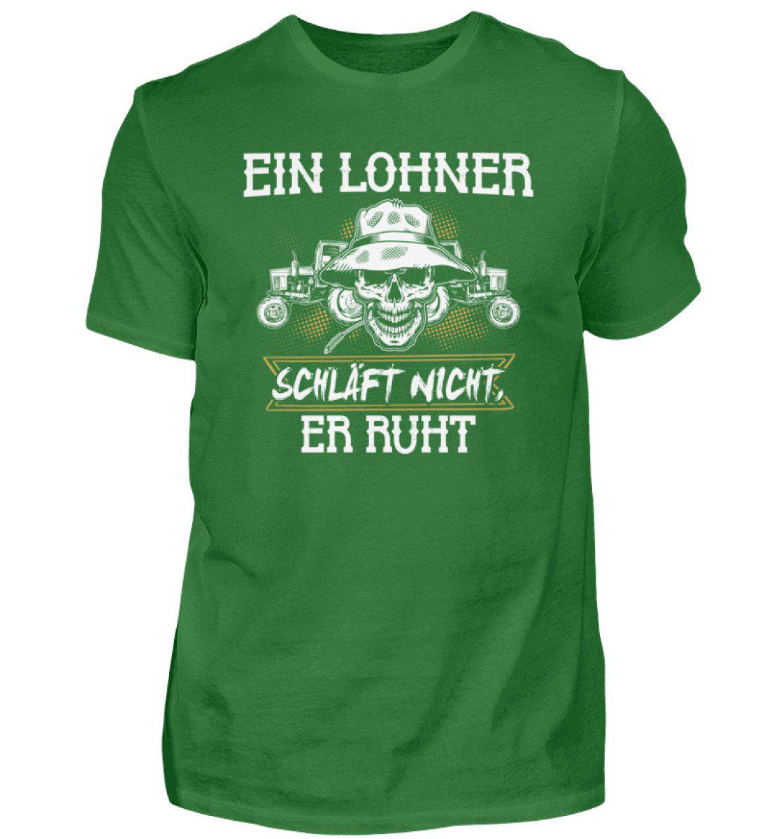 Lohner ruht · Herren T-Shirt-Herren Basic T-Shirt-Kelly Green-S-Agrarstarz