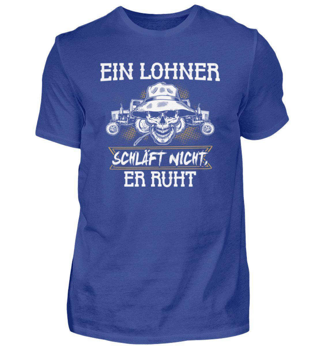 Lohner ruht · Herren T-Shirt-Herren Basic T-Shirt-Royal Blue-S-Agrarstarz