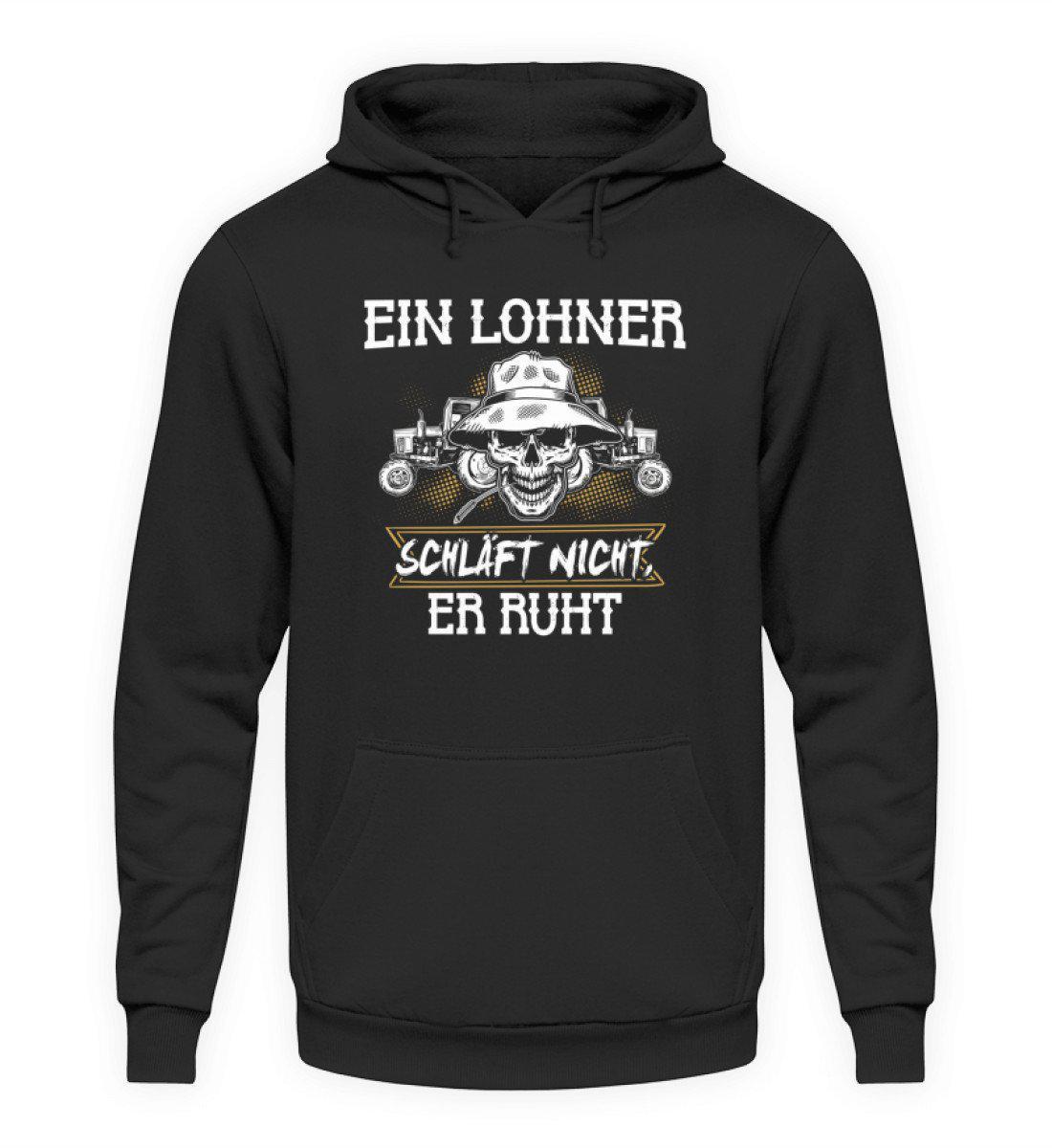 Lohner ruht · Unisex Kapuzenpullover Hoodie-Unisex Hoodie-Jet Black-L-Agrarstarz