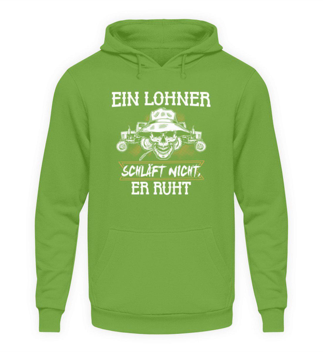 Lohner ruht · Unisex Kapuzenpullover Hoodie-Unisex Hoodie-LimeGreen-L-Agrarstarz