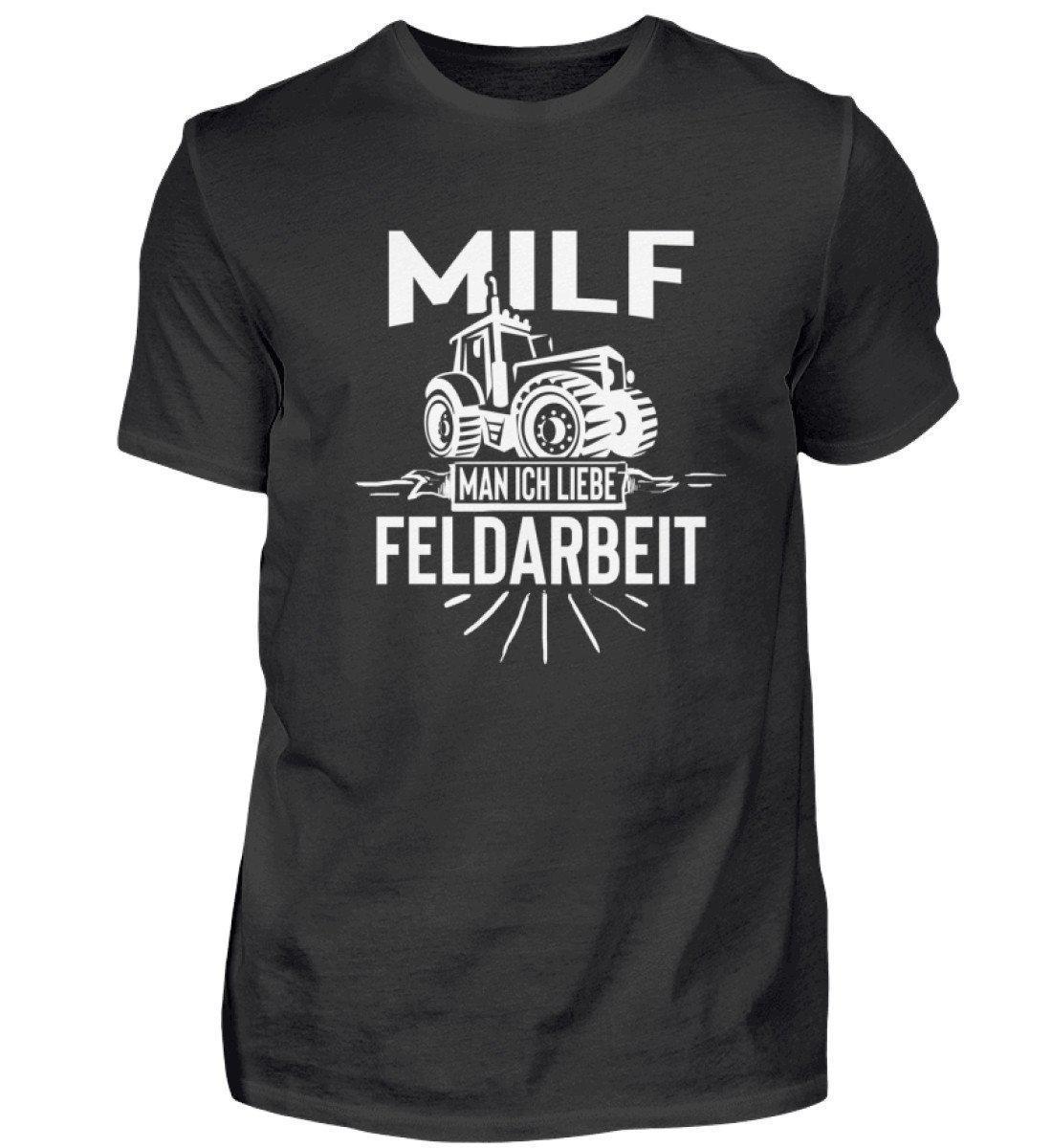 MILF Feldarbeit · Herren T-Shirt-Herren Basic T-Shirt-Black-S-Agrarstarz