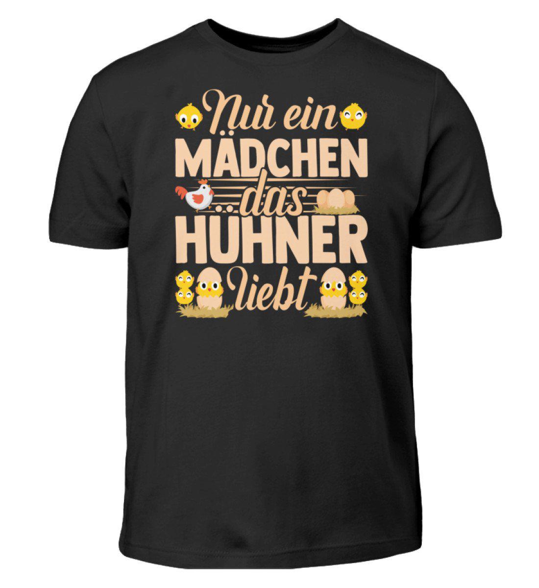 Mädchen huhner - Kinder T-Shirt-Kinder T-Shirt-Black-12/14 (152/164)-Agrarstarz