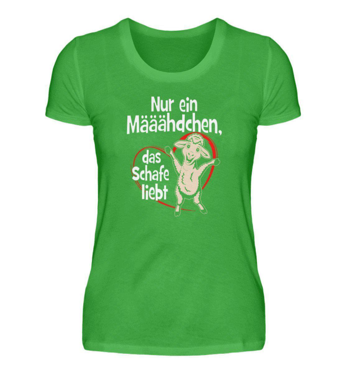 Mädchen liebt Schafe · Damen T-Shirt-Damen Basic T-Shirt-Green Apple-S-Agrarstarz