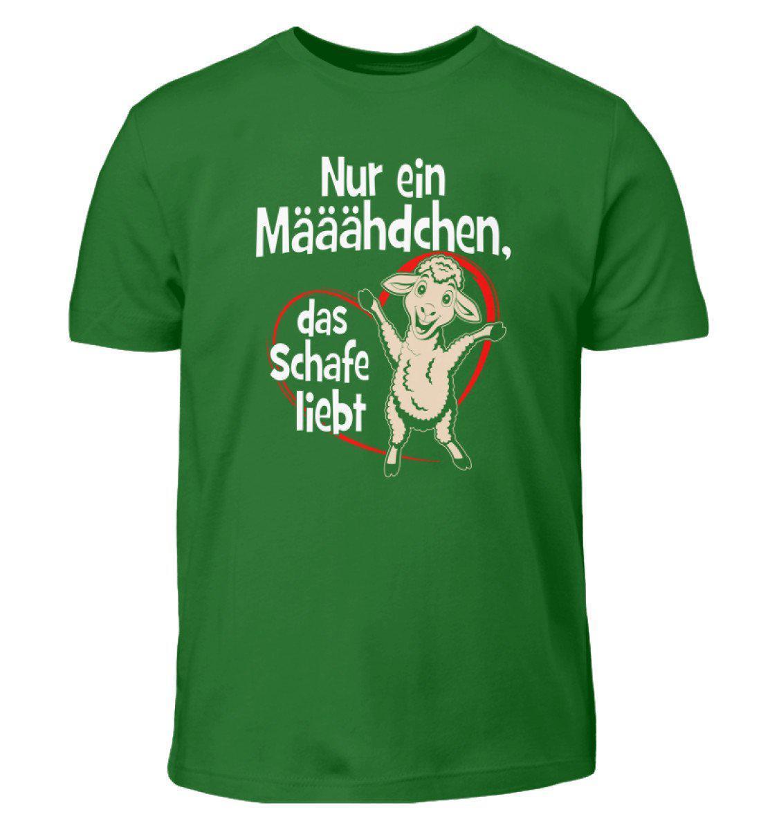 Mädchen liebt Schafe · Kinder T-Shirt-Kinder T-Shirt-Kelly Green-12/14 (152/164)-Agrarstarz