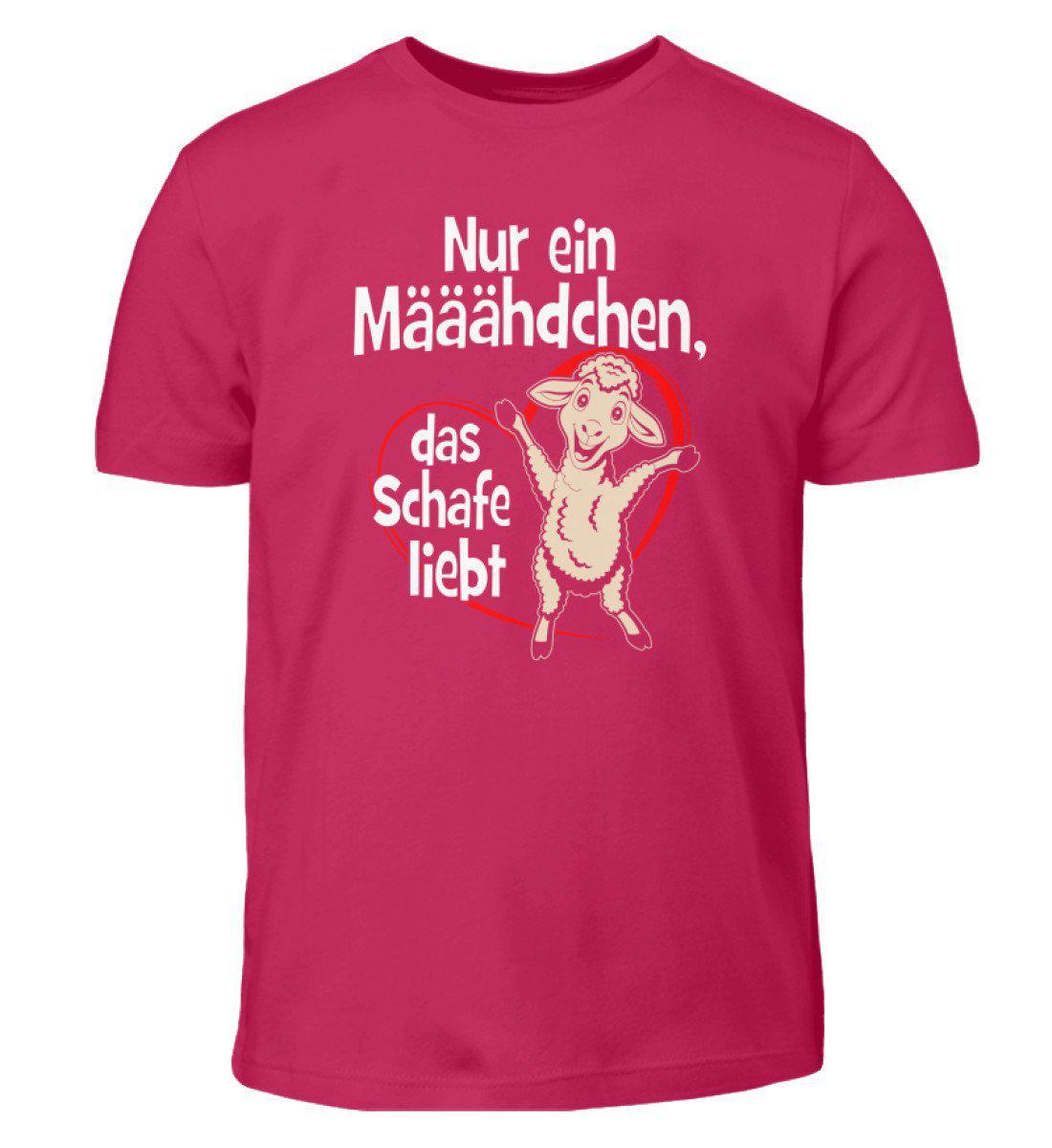 Mädchen liebt Schafe · Kinder T-Shirt-Kinder T-Shirt-Sorbet-12/14 (152/164)-Agrarstarz