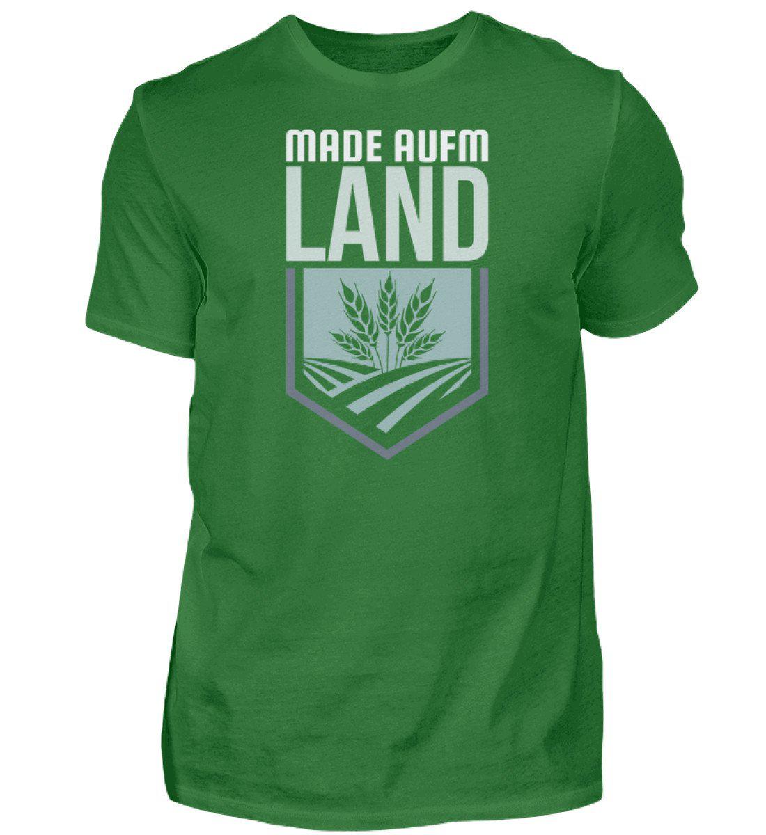 Made aufm Land Retro · Herren T-Shirt-Herren Basic T-Shirt-Kelly Green-S-Agrarstarz