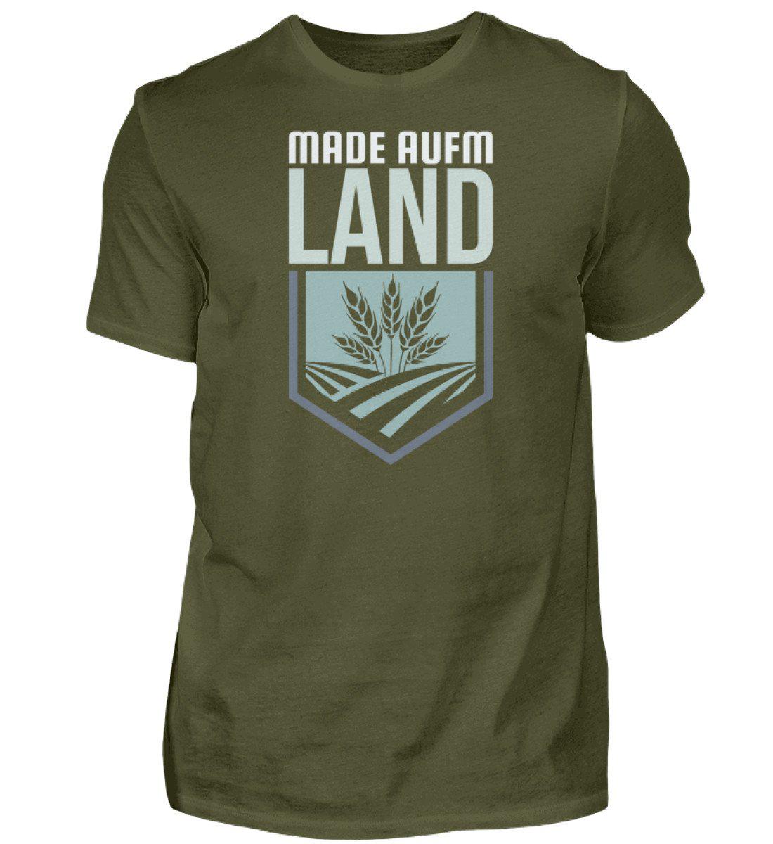 Made aufm Land Retro · Herren T-Shirt-Herren Basic T-Shirt-Urban Khaki-S-Agrarstarz