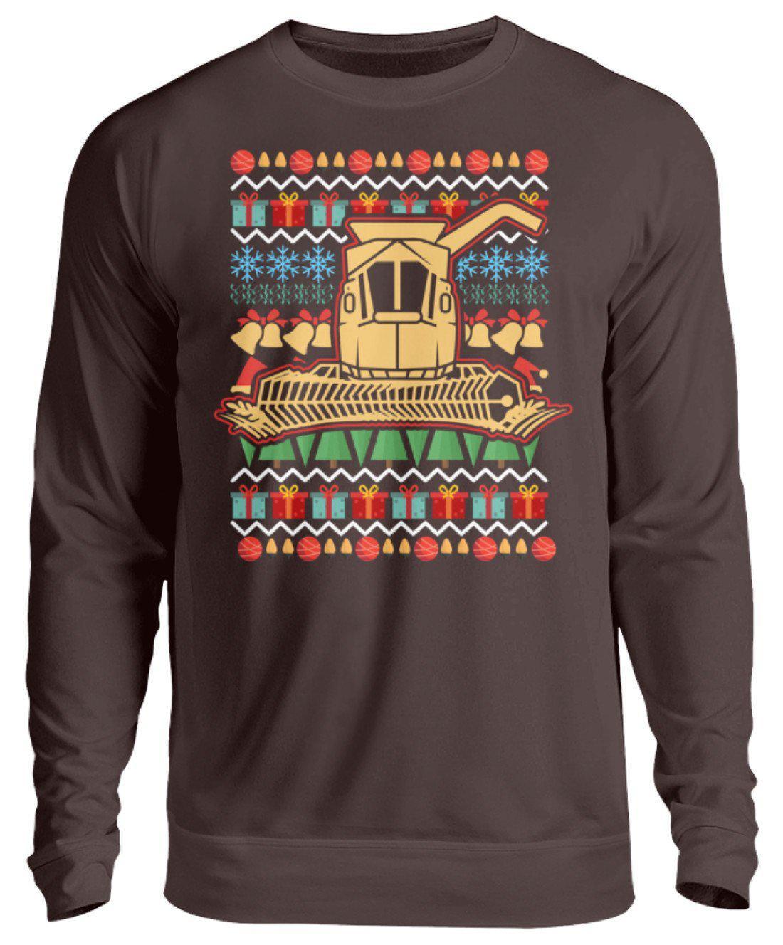 Mähdrescher 2 Ugly Christmas · Unisex Sweatshirt Pullover-Unisex Sweatshirt-Hot Chocolate-S-Agrarstarz