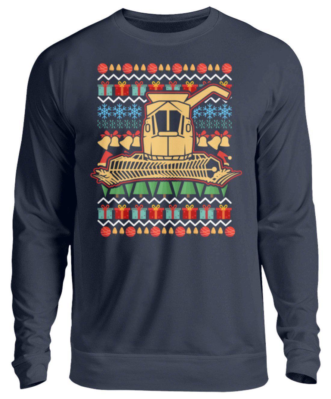 Mähdrescher 2 Ugly Christmas · Unisex Sweatshirt Pullover-Unisex Sweatshirt-Oxford Navy-S-Agrarstarz