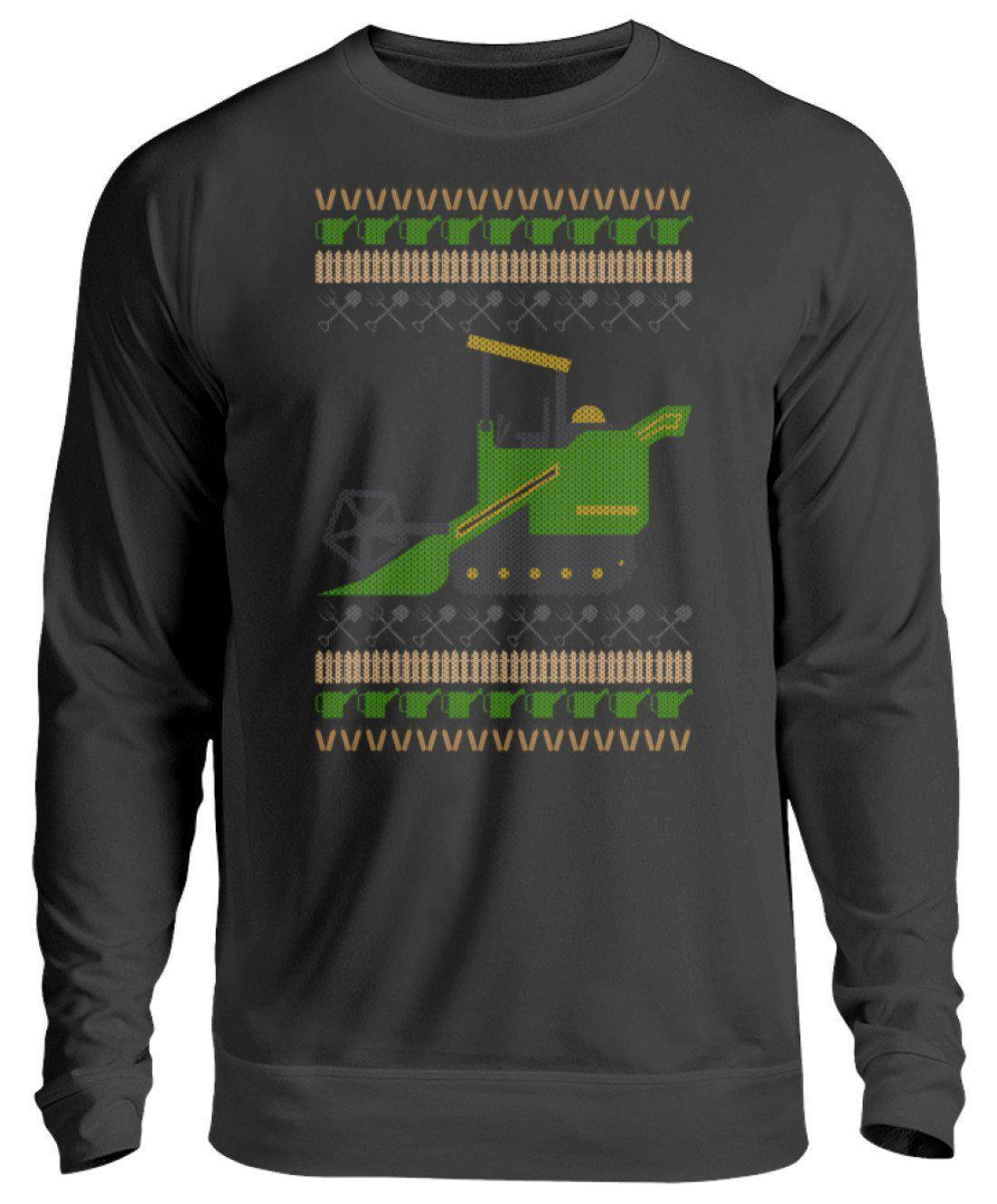 Mähdrescher Ugly Christmas · Unisex Sweatshirt Pullover-Unisex Sweatshirt-Jet Black-S-Agrarstarz