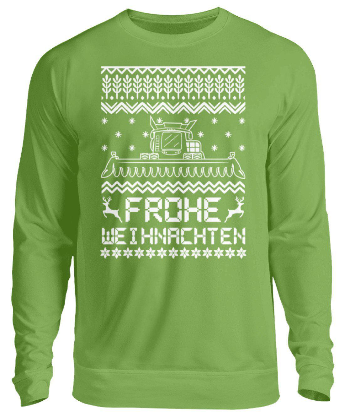 Mähdrescher Ugly Christmas · Unisex Sweatshirt Pullover-Unisex Sweatshirt-LimeGreen-S-Agrarstarz