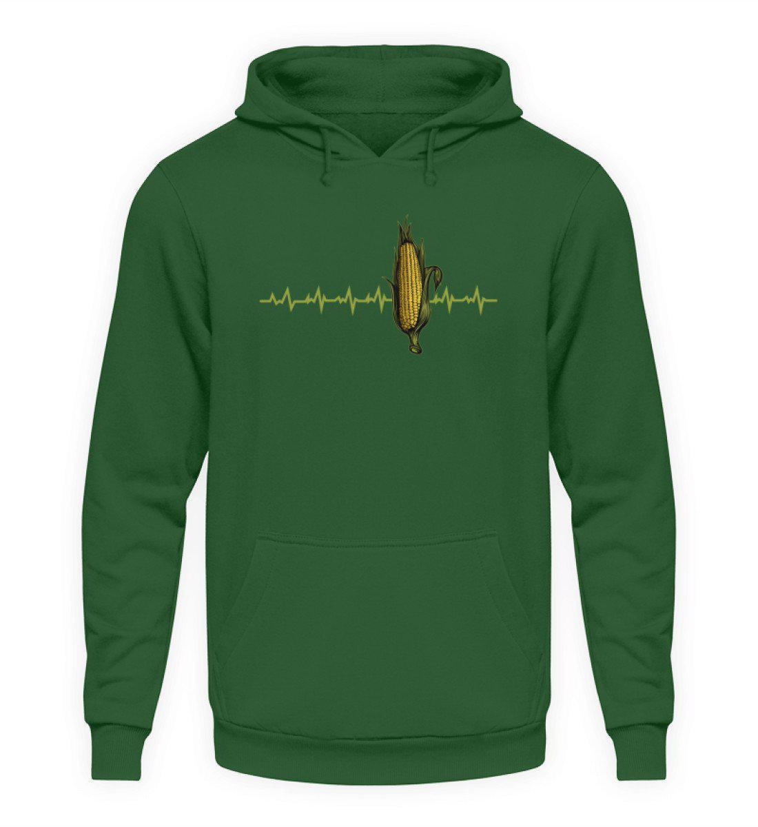 Mais Heartbeat · Unisex Kapuzenpullover Hoodie-Unisex Hoodie-Bottle Green-L-Agrarstarz