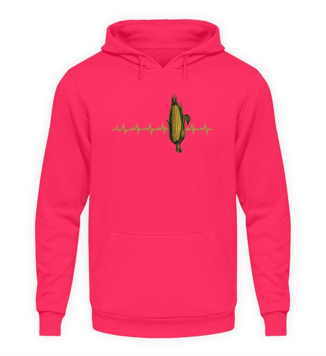 Mais Heartbeat · Unisex Kapuzenpullover Hoodie-Unisex Hoodie-Hot Pink-L-Agrarstarz