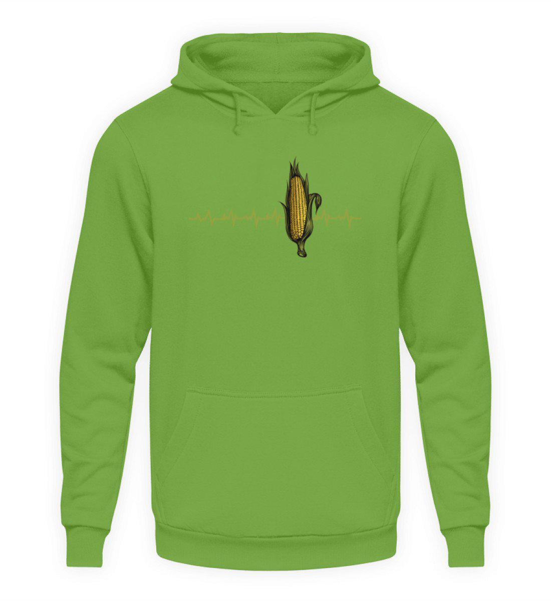 Mais Heartbeat · Unisex Kapuzenpullover Hoodie-Unisex Hoodie-LimeGreen-L-Agrarstarz