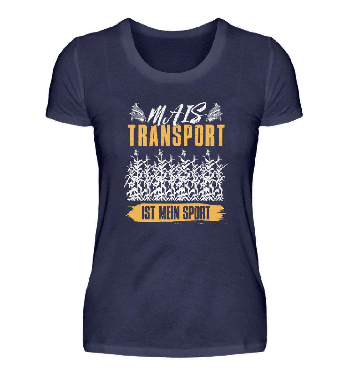 Mais Transport · Damen T-Shirt-Damen Basic T-Shirt-Navy-S-Agrarstarz