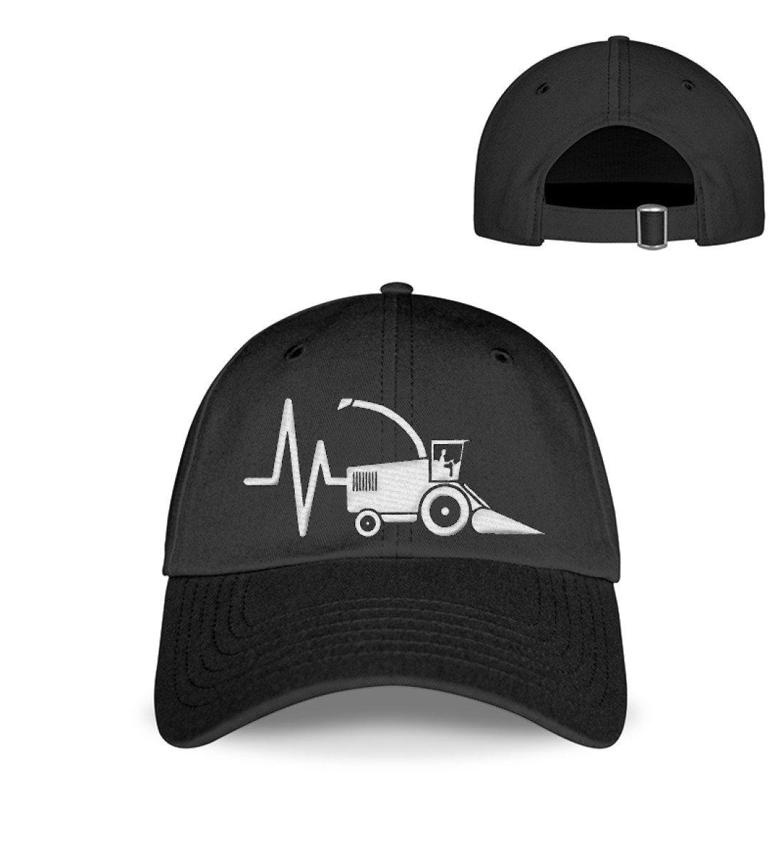 Maishäcksler Heartbeat · Kappe-Baseball Cap mit Stick-Black-Einheitsgröße-Agrarstarz