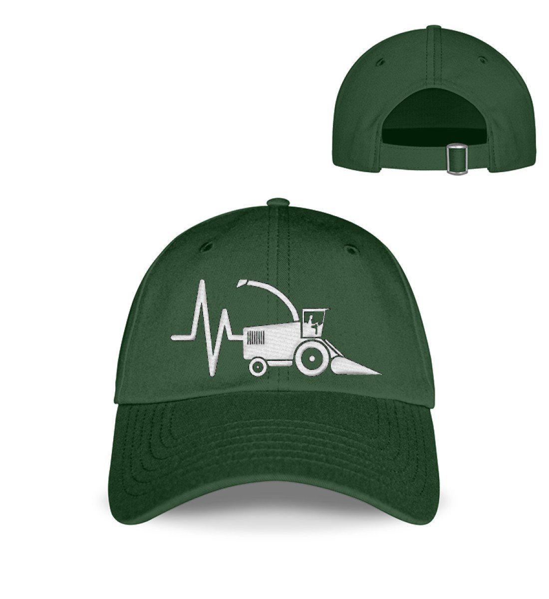Maishäcksler Heartbeat · Kappe-Baseball Cap mit Stick-Bottle Green-Einheitsgröße-Agrarstarz