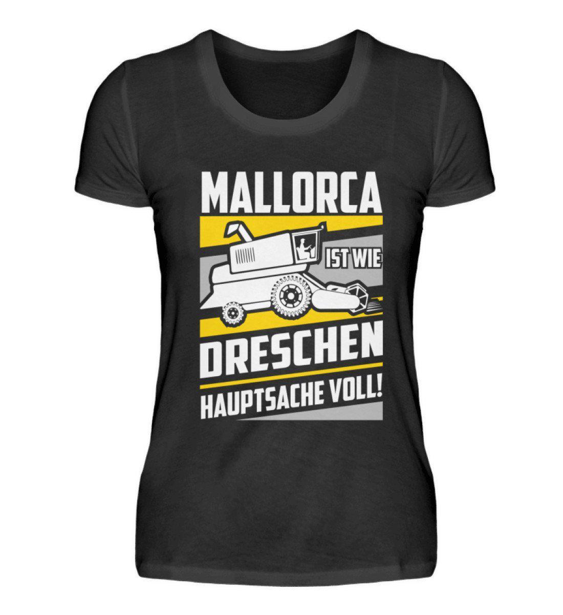 Mallorca Dreschen · Damen T-Shirt-Damen Basic T-Shirt-Black-S-Agrarstarz