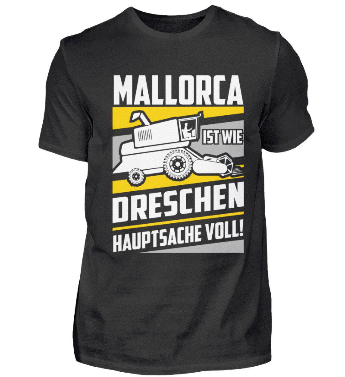 Mallorca Dreschen · Herren T-Shirt-Herren Basic T-Shirt-Black-S-Agrarstarz
