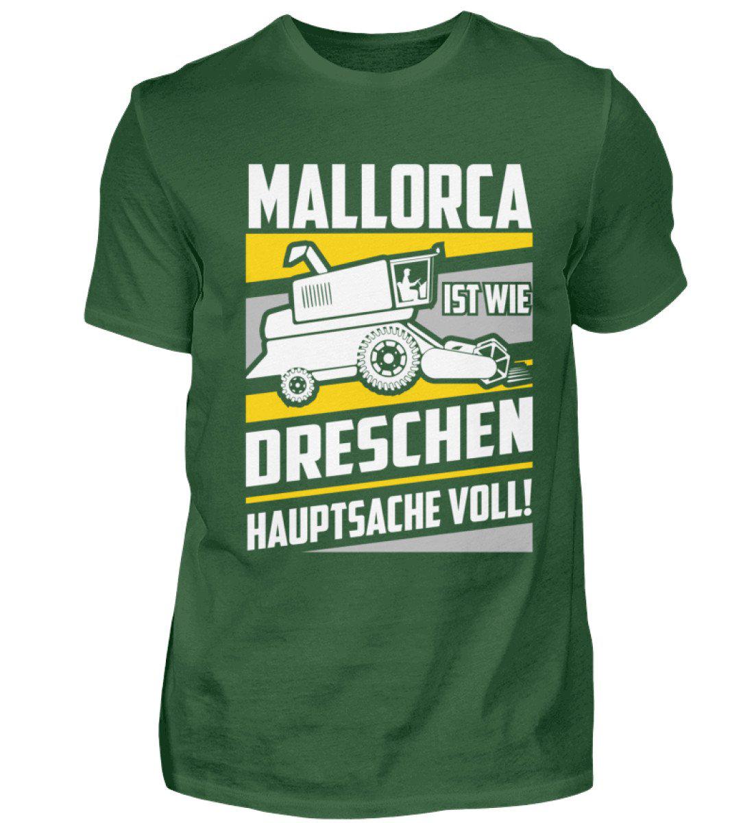 Mallorca Dreschen · Herren T-Shirt-Herren Basic T-Shirt-Bottle Green-S-Agrarstarz