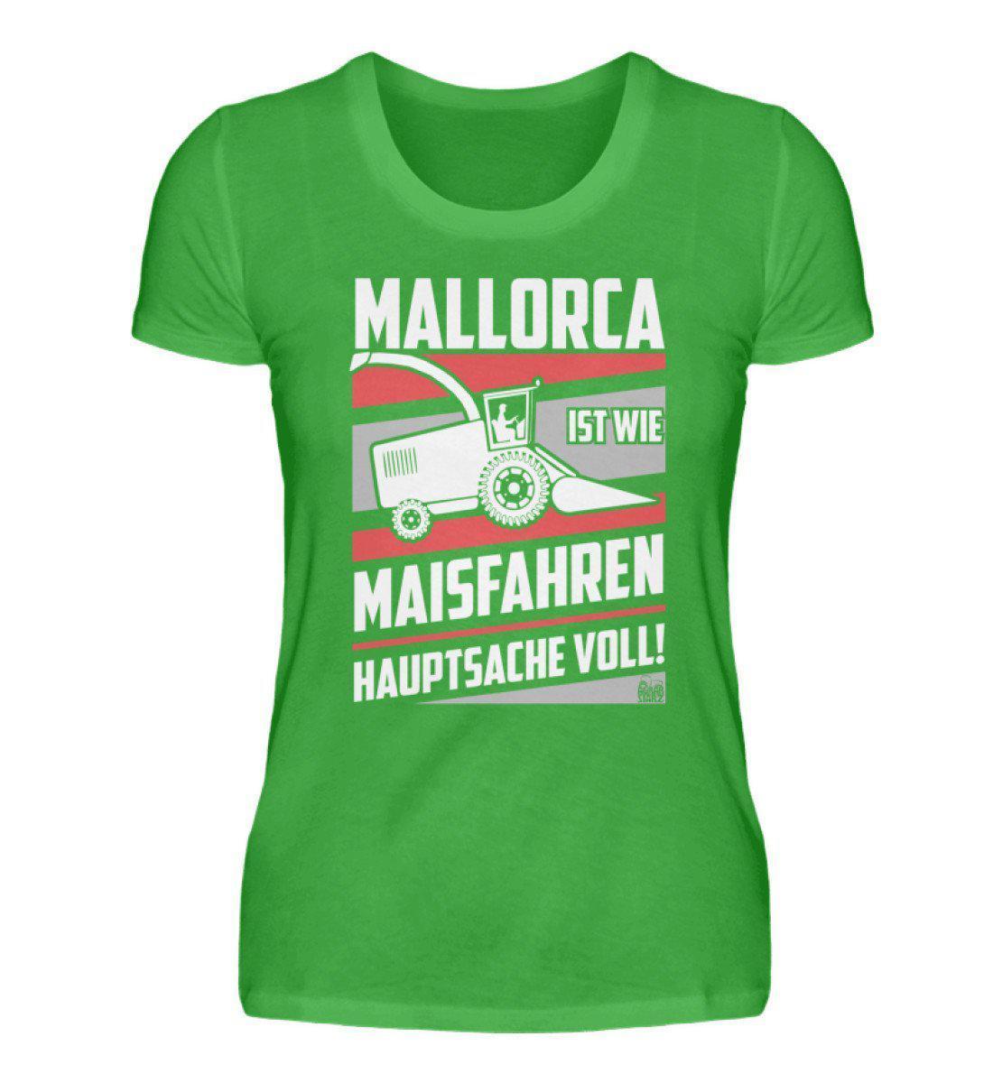 Mallorca Maisfahren · Damen T-Shirt-Damen Basic T-Shirt-Green Apple-S-Agrarstarz
