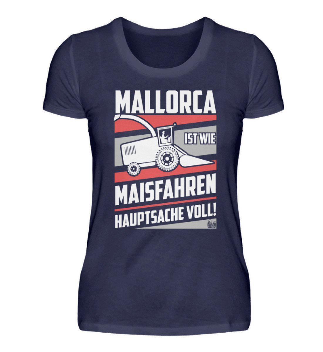Mallorca Maisfahren · Damen T-Shirt-Damen Basic T-Shirt-Navy-S-Agrarstarz