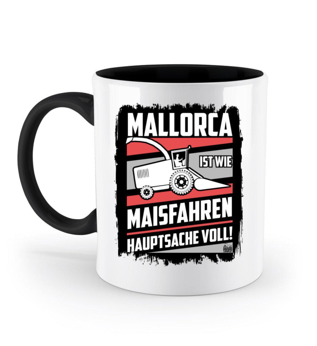 Mallorca Maisfahren · Keramik Tasse zweifarbig-Keramik Tasse Zweifarbig-Black-330ml-Agrarstarz
