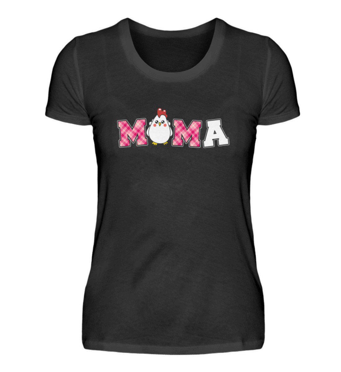 Mama Hühner · Damen T-Shirt-Damen Basic T-Shirt-Black-S-Agrarstarz