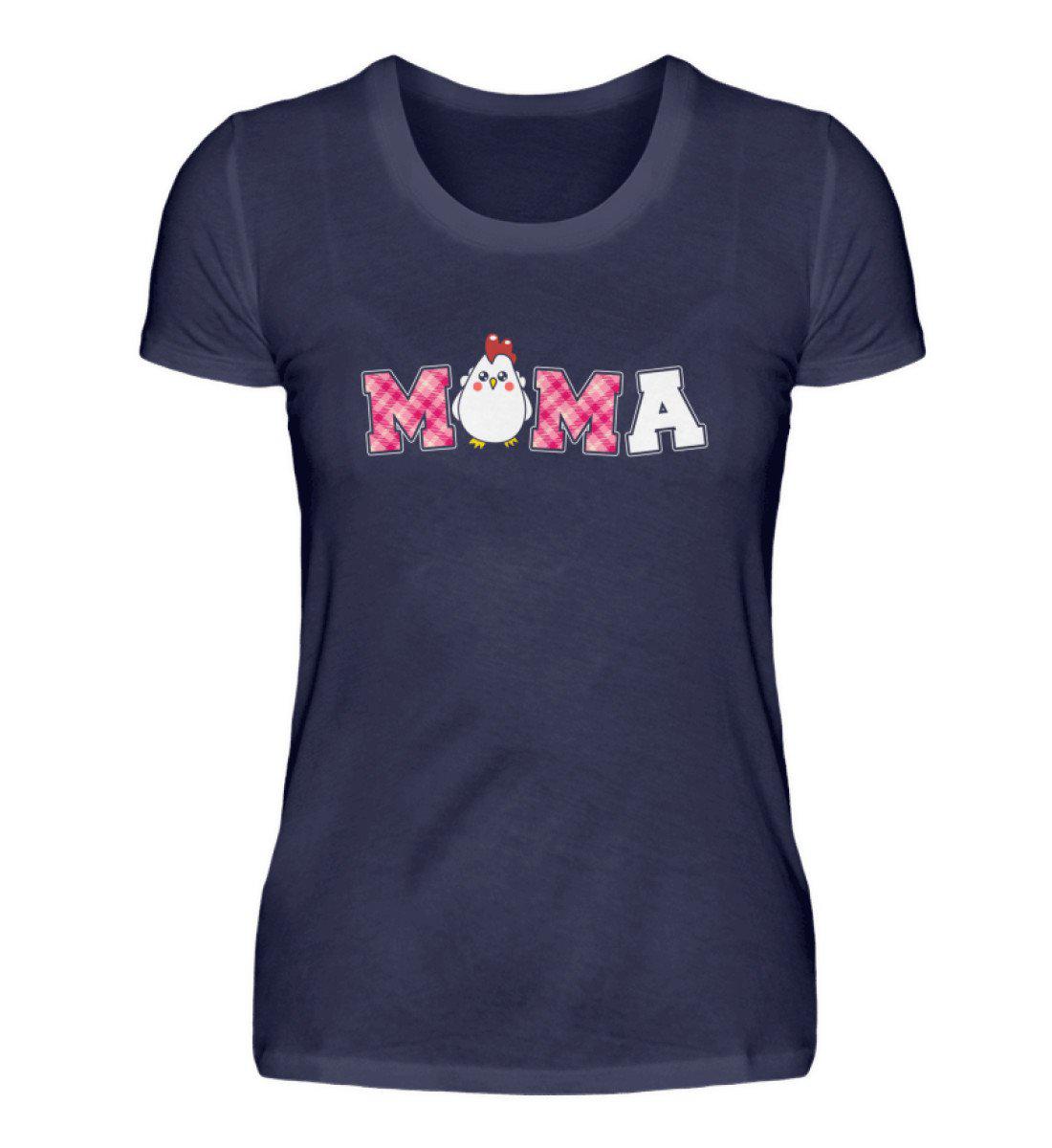 Mama Hühner · Damen T-Shirt-Damen Basic T-Shirt-Navy-S-Agrarstarz