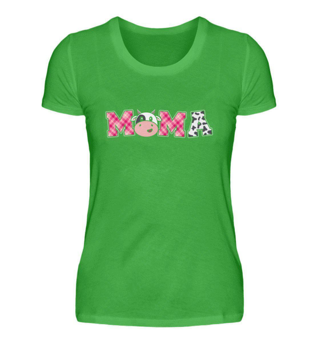 Mama Kühe · Damen T-Shirt-Damen Basic T-Shirt-Green Apple-S-Agrarstarz