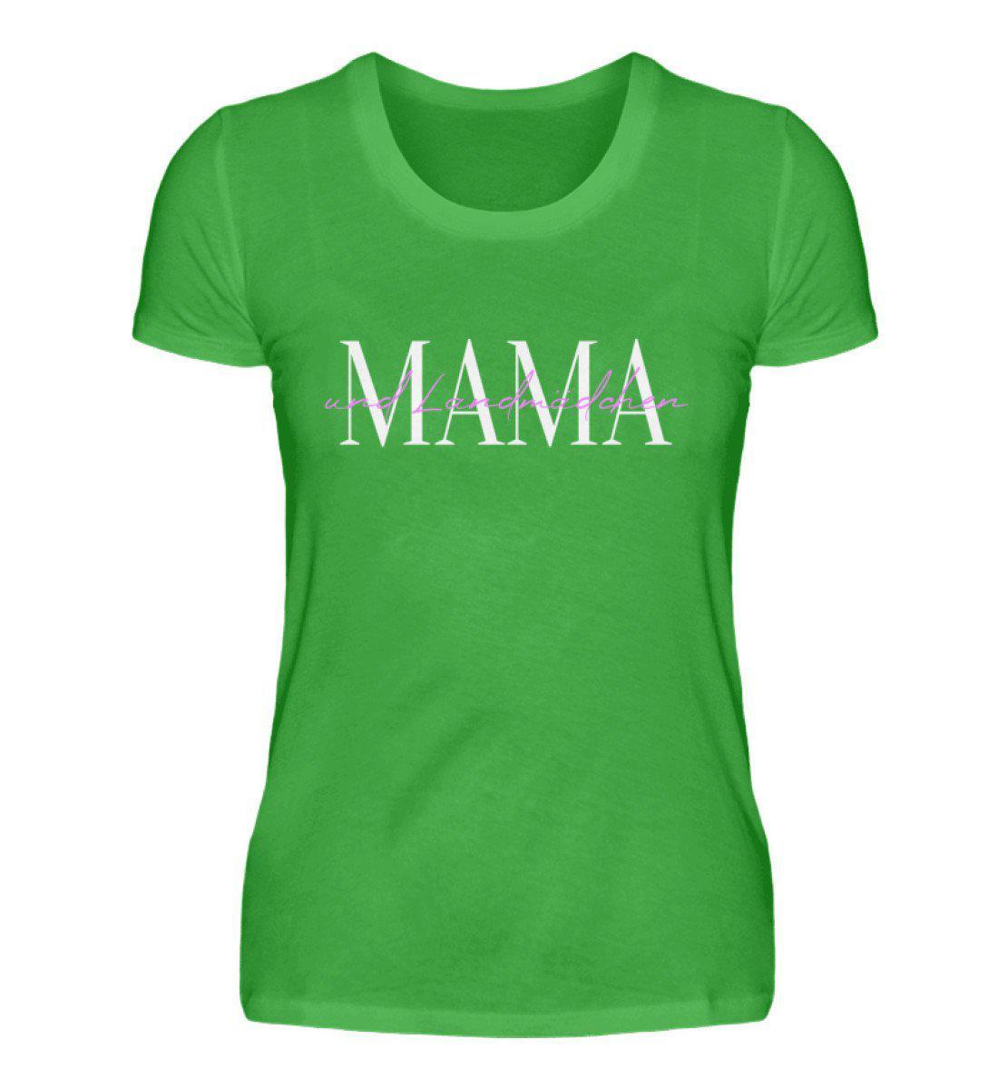 Mama und Landmädchen · Damen T-Shirt-Damen Basic T-Shirt-Green Apple-S-Agrarstarz