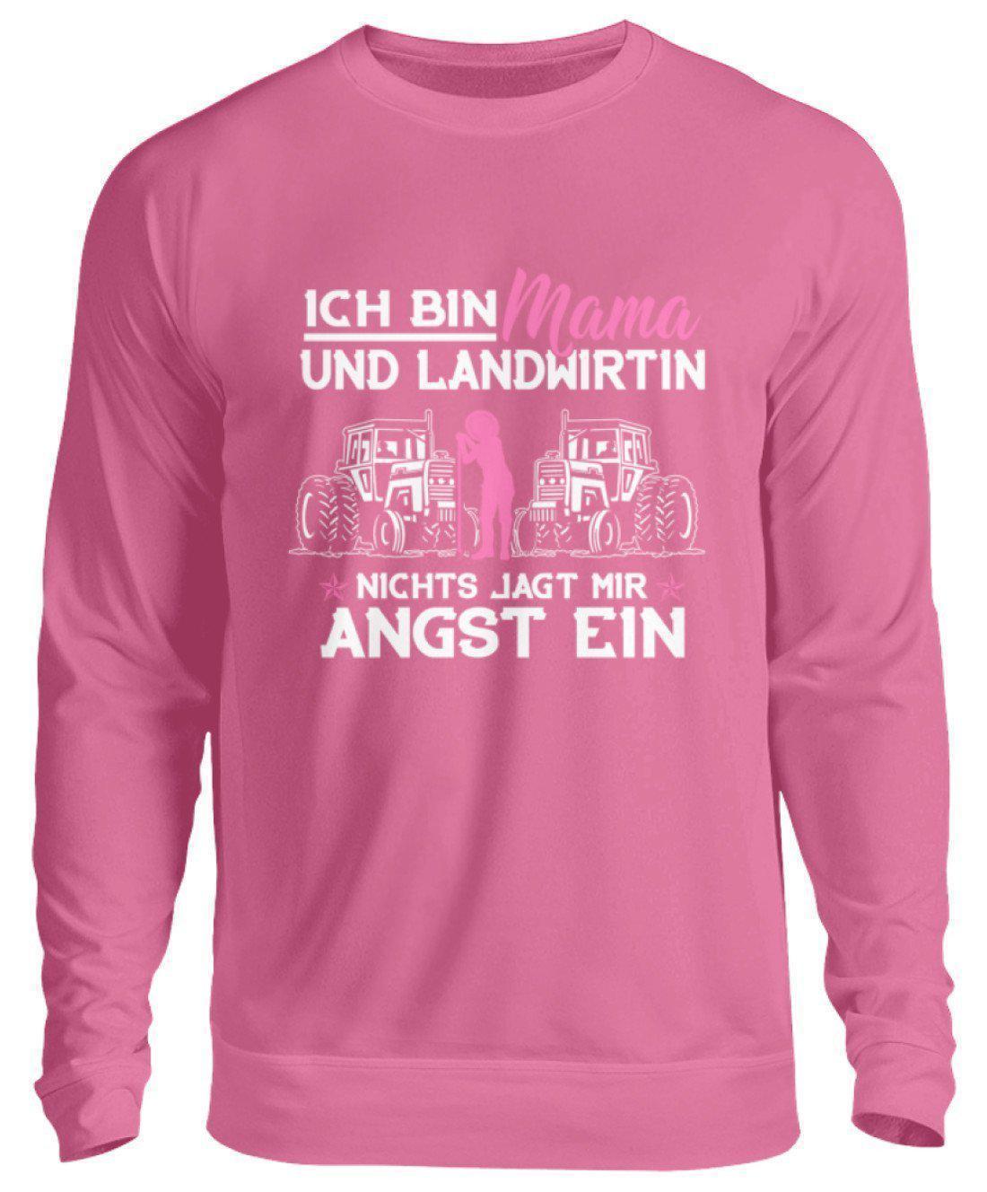 Mama und Landwirtin · Unisex Sweatshirt Pullover-Unisex Sweatshirt-Candyfloss Pink-S-Agrarstarz
