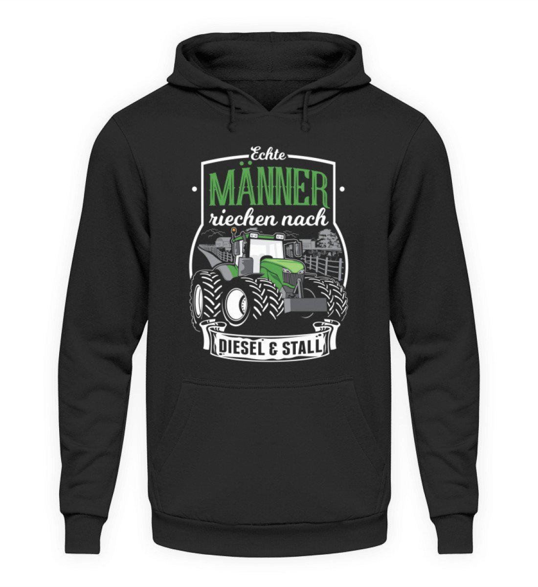 Männer Diesel und Stall · Unisex Kapuzenpullover Hoodie-Unisex Hoodie-Jet Black-S-Agrarstarz