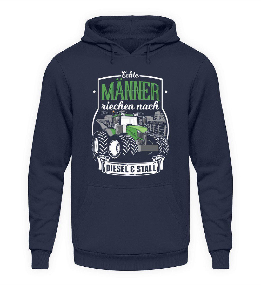 Männer Diesel und Stall · Unisex Kapuzenpullover Hoodie-Unisex Hoodie-Oxford Navy-S-Agrarstarz