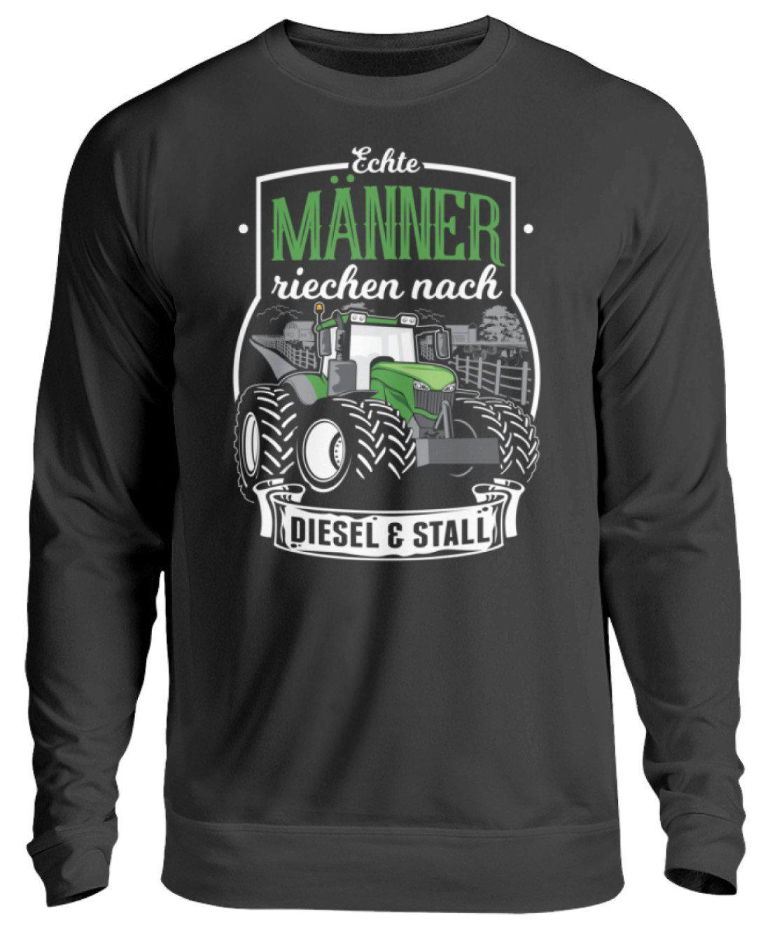 Männer Diesel und Stall · Unisex Sweatshirt Pullover-Unisex Sweatshirt-Jet Black-S-Agrarstarz