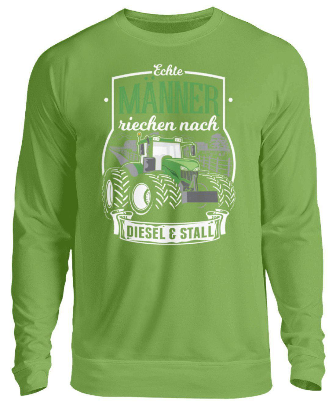 Männer Diesel und Stall · Unisex Sweatshirt Pullover-Unisex Sweatshirt-LimeGreen-S-Agrarstarz