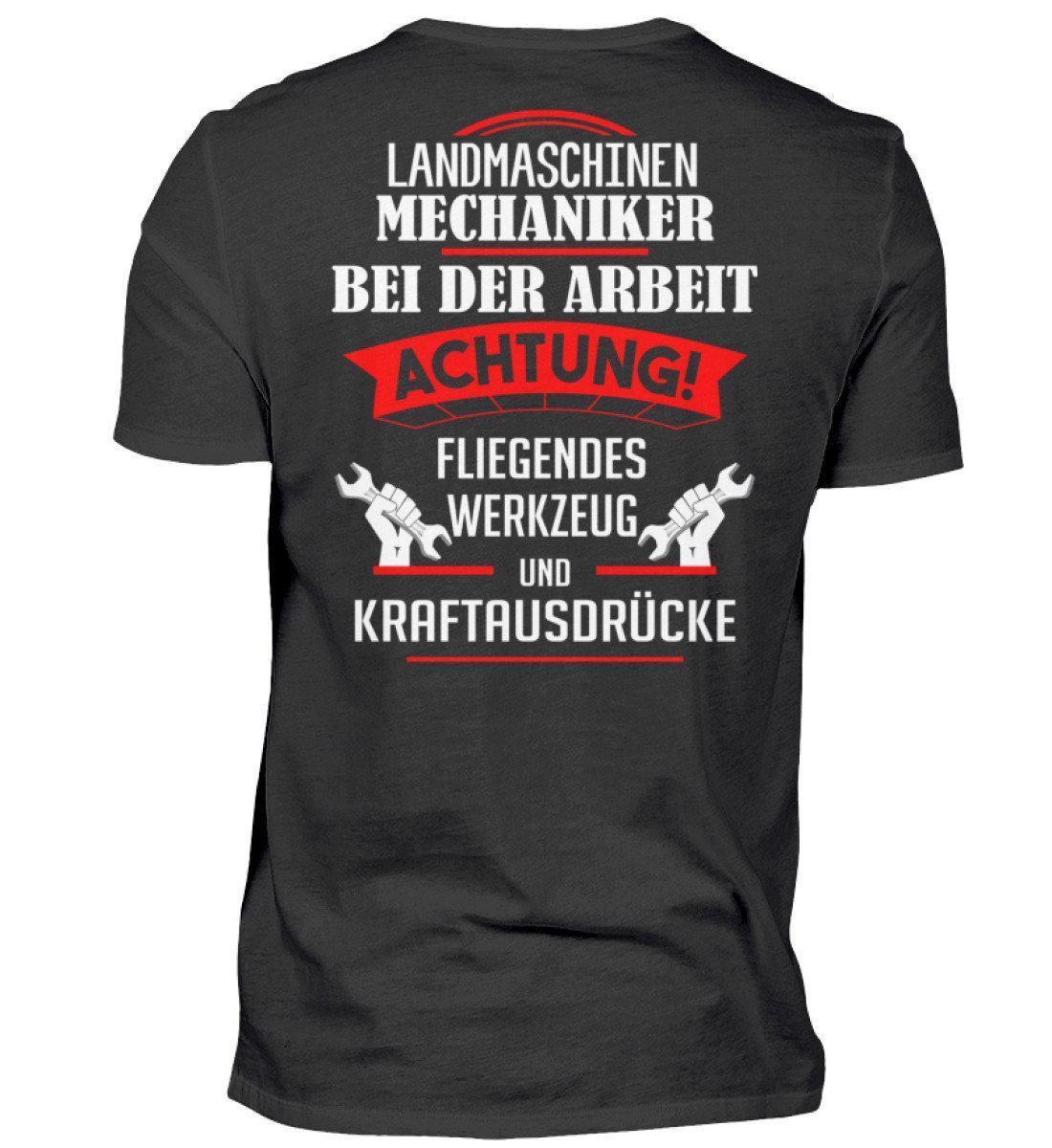Mechaniker Kraftausdrücke · Herren T-Shirt-Herren Basic T-Shirt-Black-S-Agrarstarz