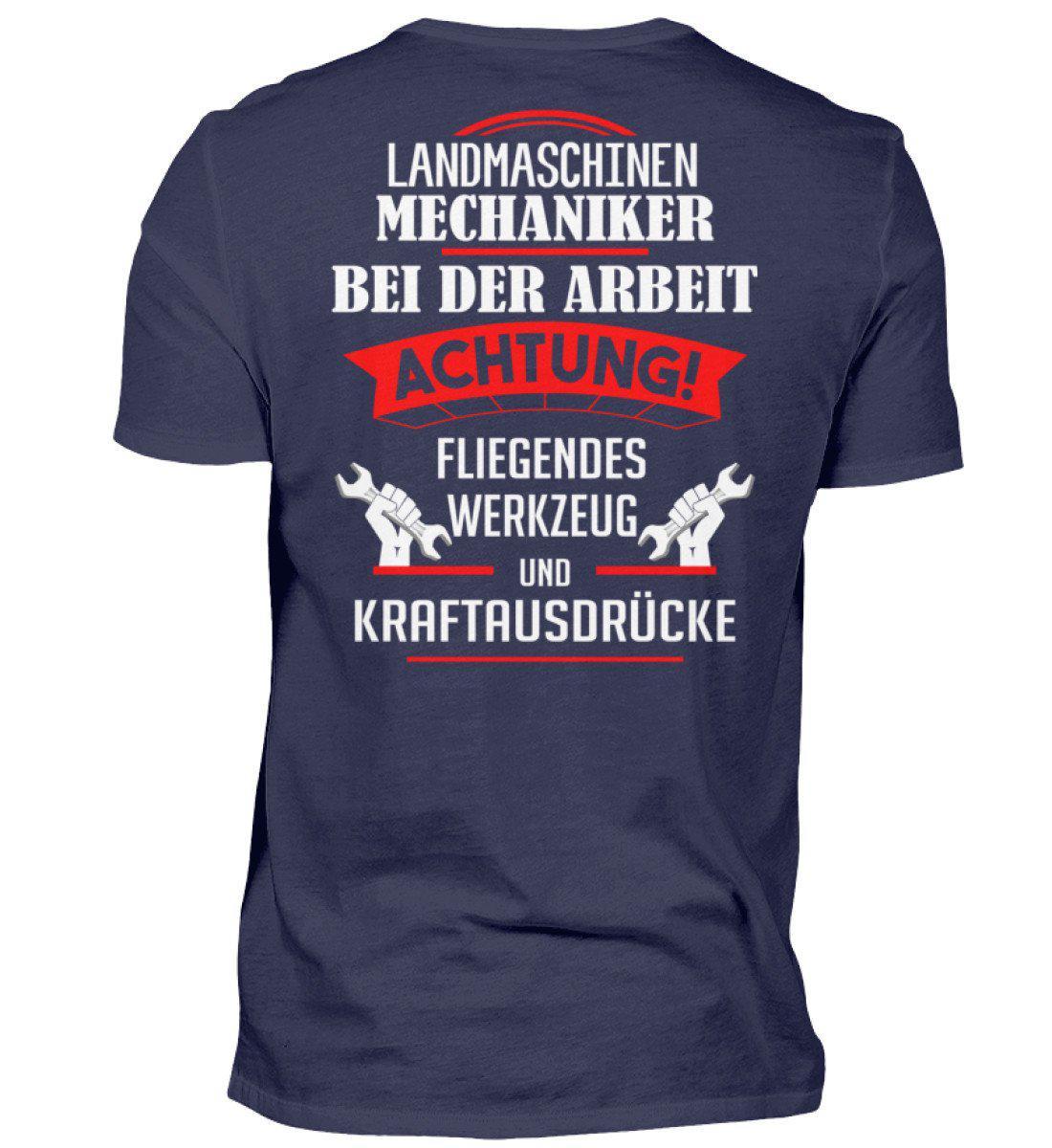 Mechaniker Kraftausdrücke · Herren T-Shirt-Herren Basic T-Shirt-Navy-S-Agrarstarz