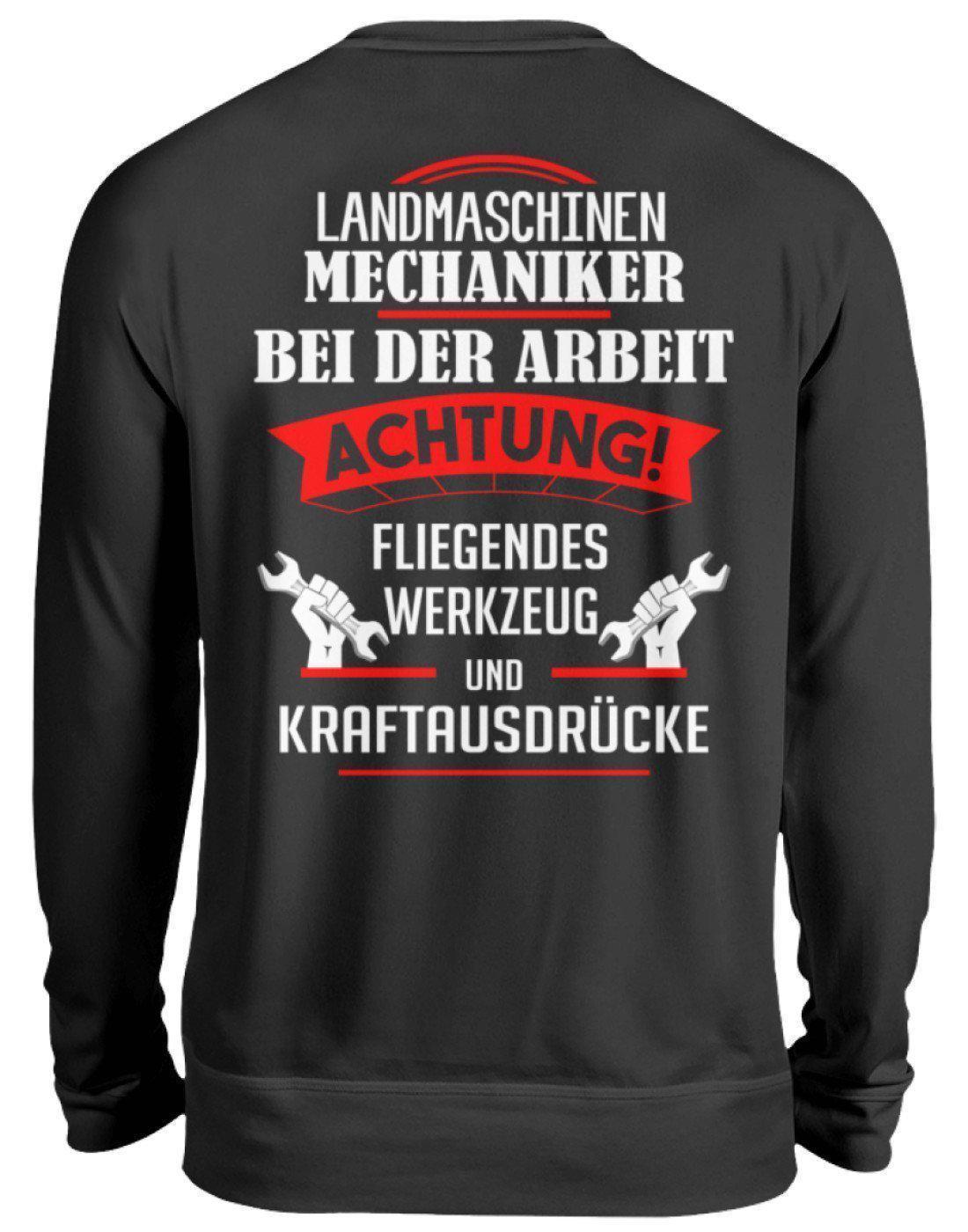 Mechaniker Kraftausdrücke · Unisex Sweatshirt Pullover-Unisex Sweatshirt-Jet Black-S-Agrarstarz