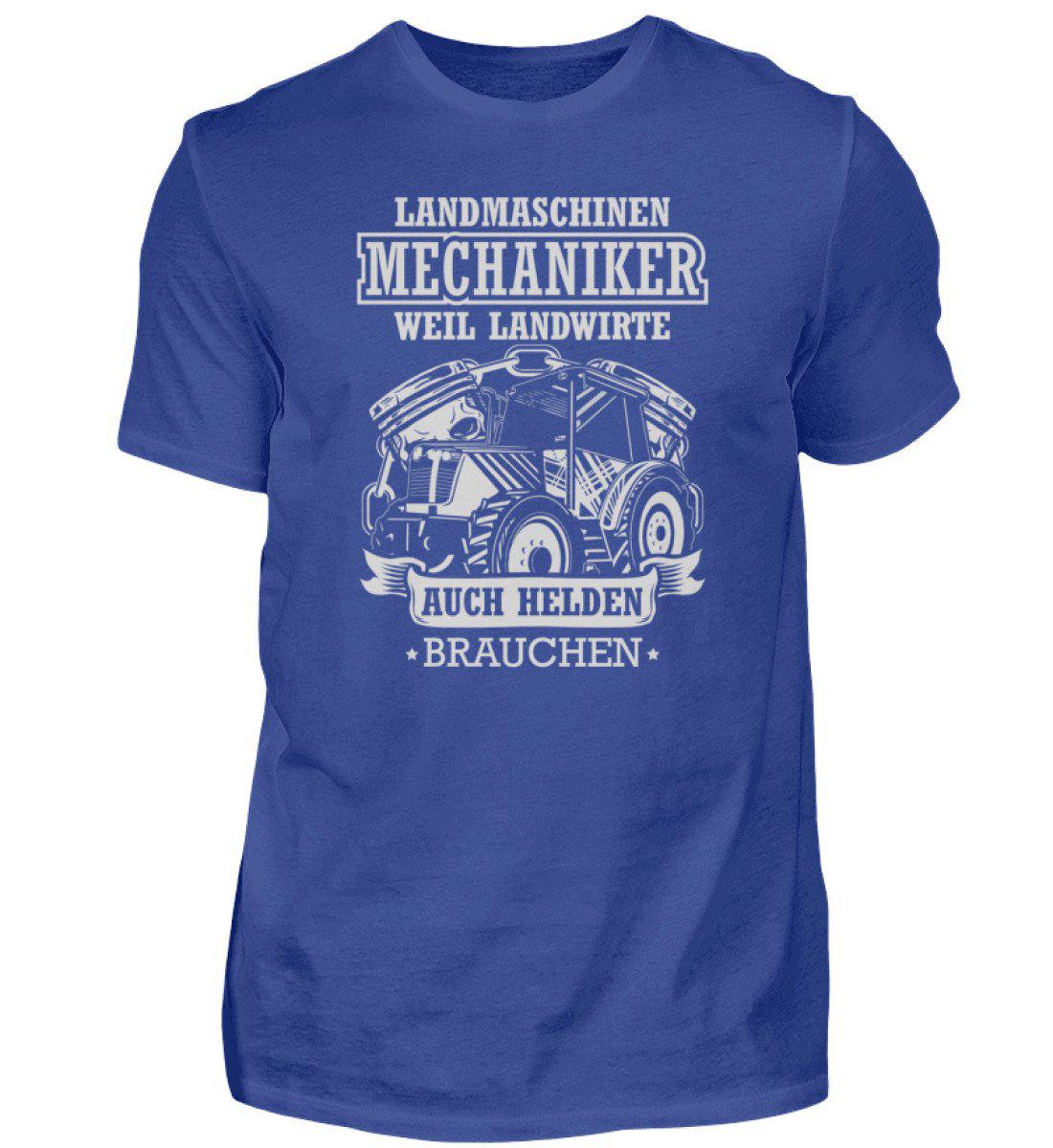 Mechaniker Landwirte Helden - Herren Shirt-Herren Basic T-Shirt-Royal Blue-S-Agrarstarz