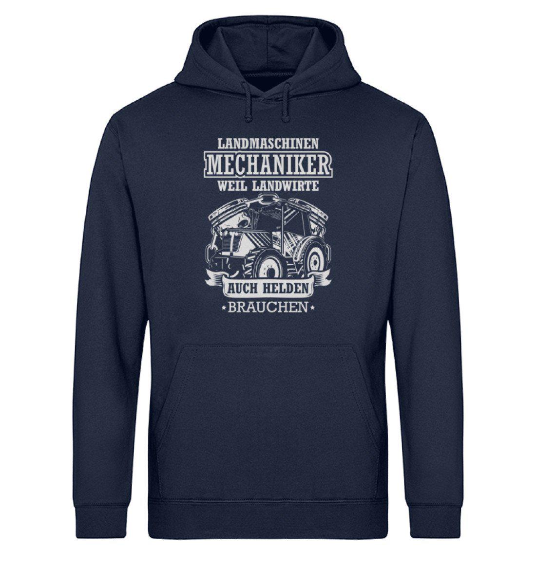 Mechaniker Landwirte Helden · Unisex Organic Hoodie-Drummer Hoodie ST/ST-French Navy-XS-Agrarstarz