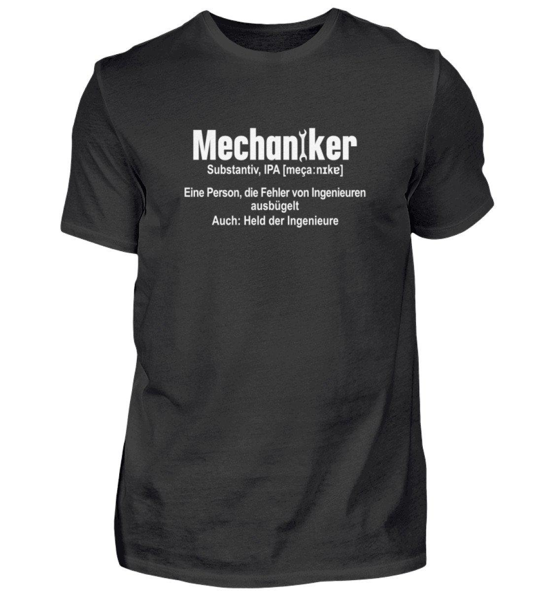 Mechaniker Lexikon · Herren T-Shirt-Herren Basic T-Shirt-Black-S-Agrarstarz