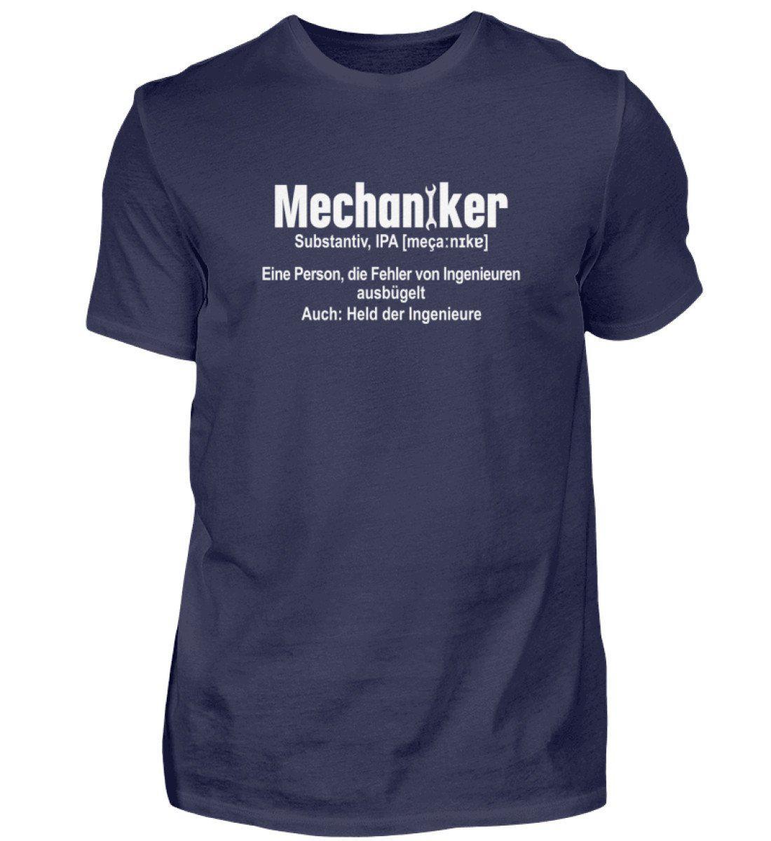 Mechaniker Lexikon · Herren T-Shirt-Herren Basic T-Shirt-Navy-S-Agrarstarz