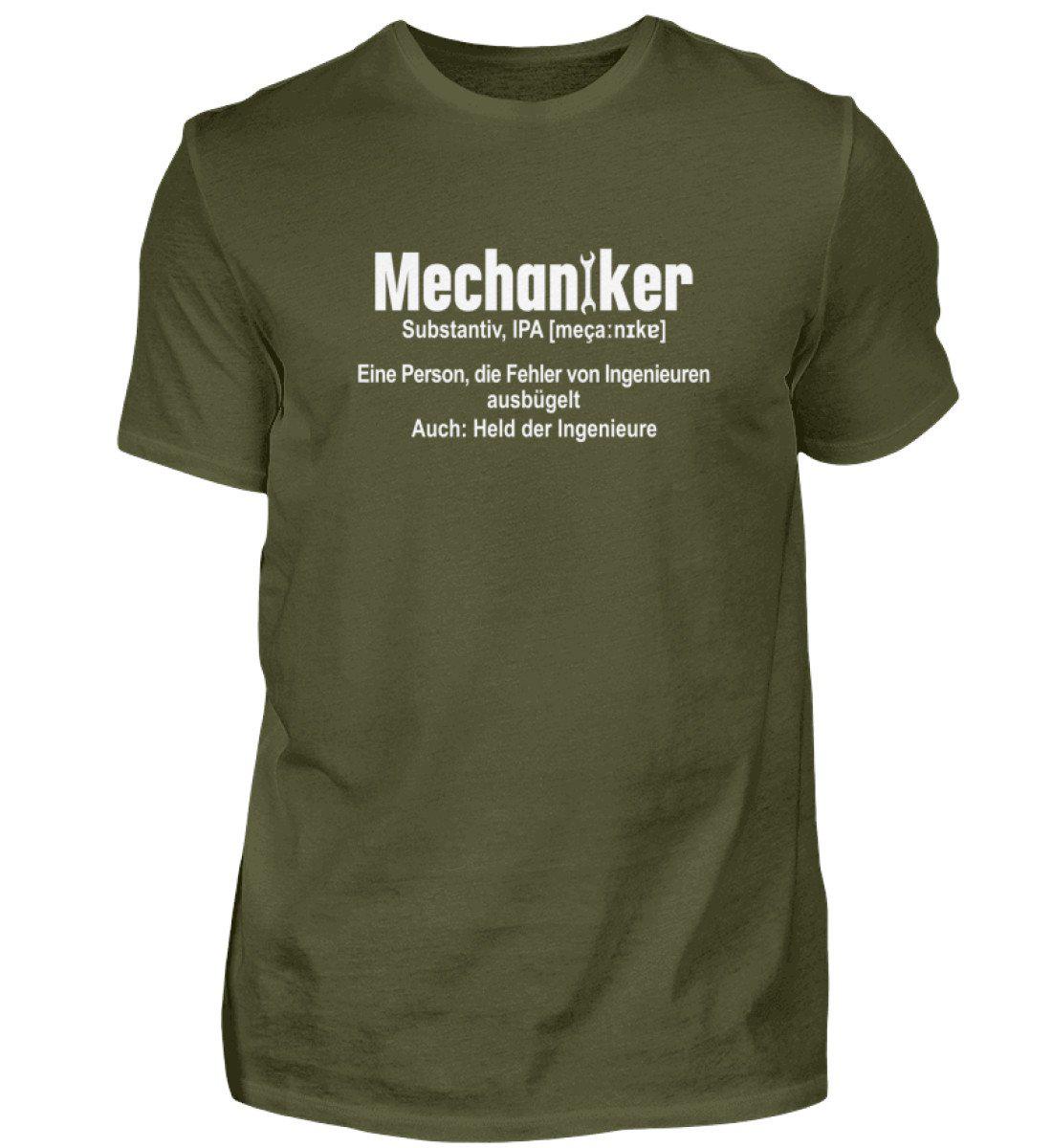 Mechaniker Lexikon · Herren T-Shirt-Herren Basic T-Shirt-Urban Khaki-S-Agrarstarz