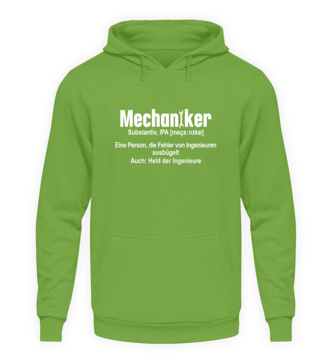 Mechaniker Lexikon · Unisex Kapuzenpullover Hoodie-Unisex Hoodie-LimeGreen-S-Agrarstarz